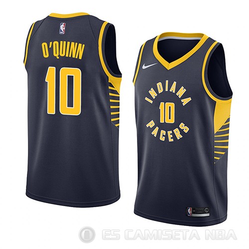 Camiseta Kyle O'quinn #10 Indiana Pacers Icon 2018 Azul - Haga un click en la imagen para cerrar